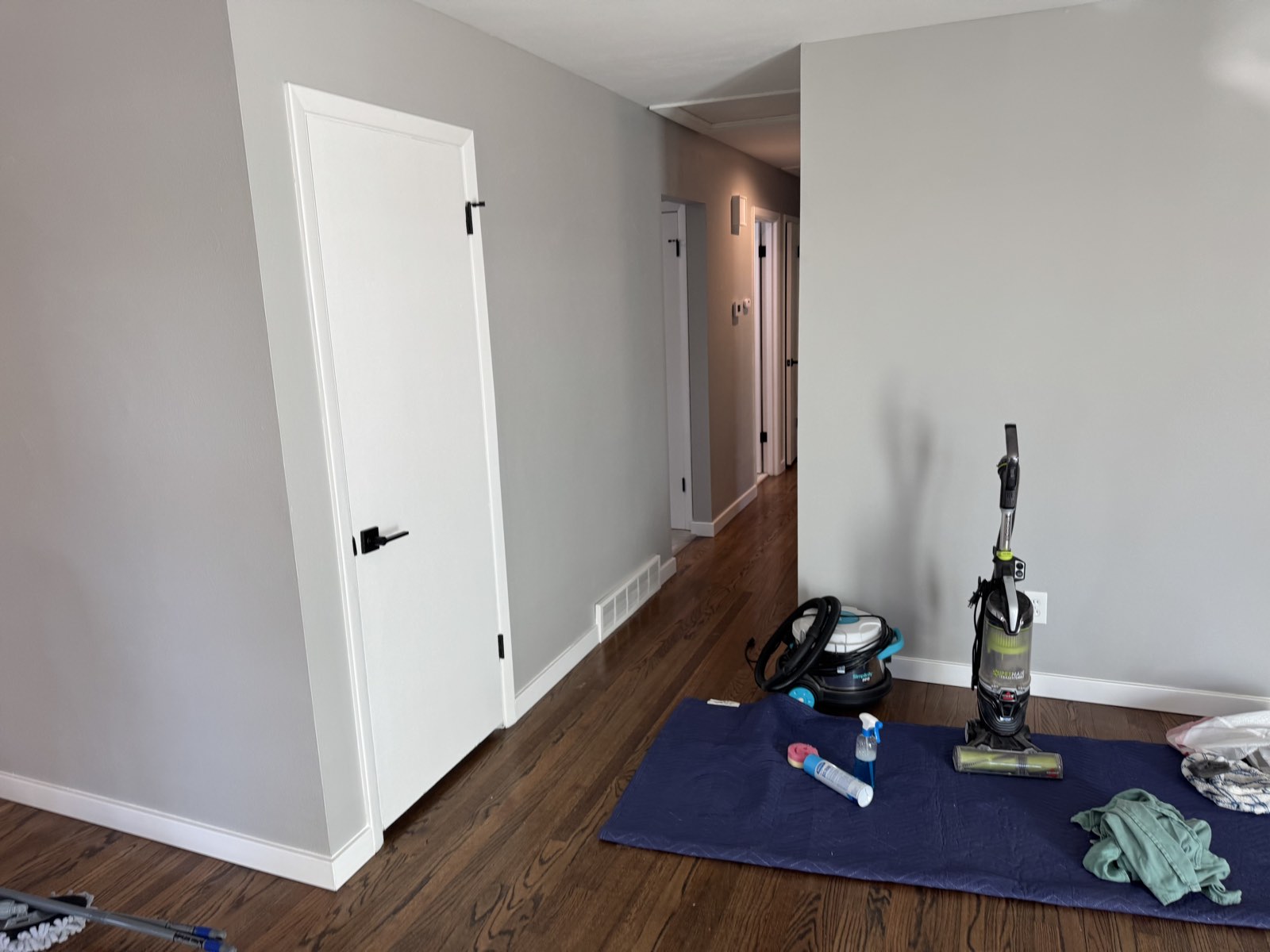 Mid-job at a property in Clayton